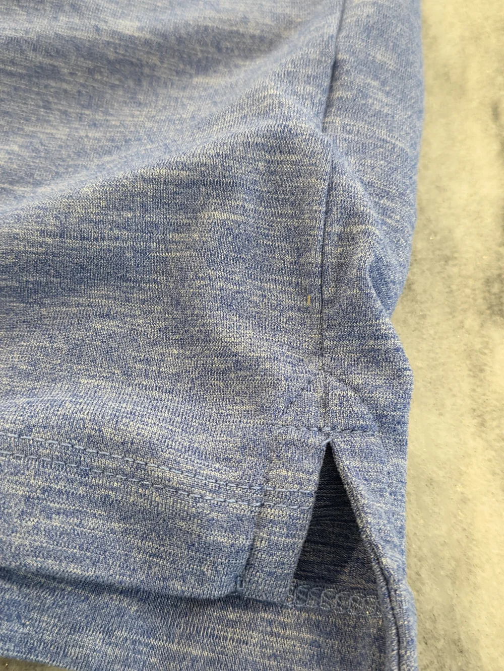 XL Men's J. Crew Performance Polo Shirt Stretch Hazy Blue Flawless